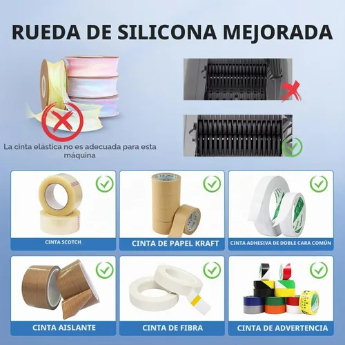 Vista 5 de Dispensador automático de cinta, cortadora de cinta eléctrica
