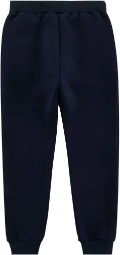 Vista 2 de UNACOO Pantalones casuales suaves y cálidos con forro polar Sherpa para niños y niñas (de 3 a 12 años)
