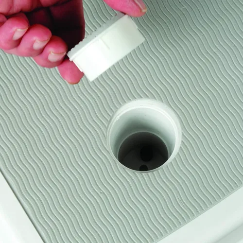 Vista 3 de IdeaWorks Baño Paso de forma segura en las bañeras, color blanco