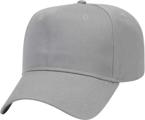 Vista 20 de OTTO Gorra de béisbol de perfil medio con 5 paneles OTTO 31-069 Negro y natural.