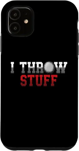 Vista 5 de iPhone 15 I Throw Stuff Lanzamiento de pista y campo Funda Shot Put