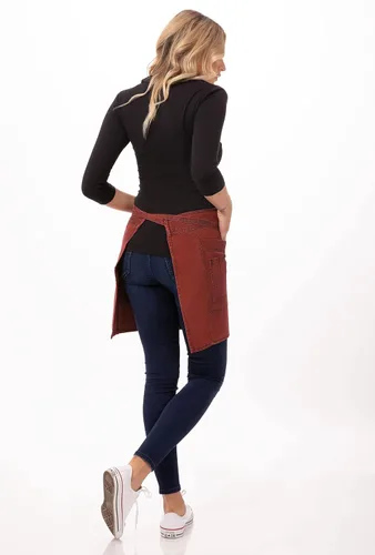 Vista 3 de Chef Works Unisex Uptown Half Bistro Apron
