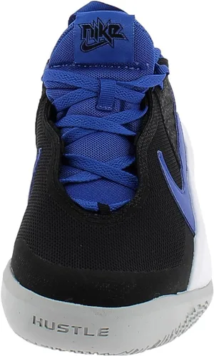 Vista 4 de Nike Tenis de baloncesto Team Hustle D10 (GS) para niños, NegroPolvo de fotón real