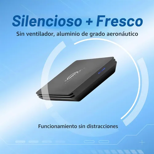 Vista 3 de OWC 480GB Envoy Pro FX Unidad SSD Externa Portátil Resistente NVMe M.2 Thunderbolt 3, USB3.2 USB-C, velocidades de hasta 2800MB/s, resistente a
