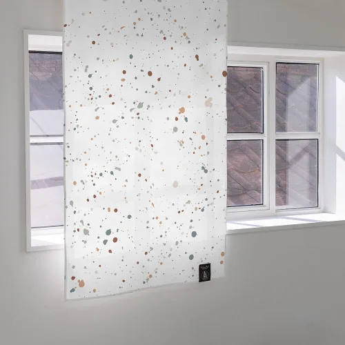Vista 12 de Cortinas-Puertas-Estampado de Gato Ático (33 pulgadas de ancho x 55 pulgadas de largo)