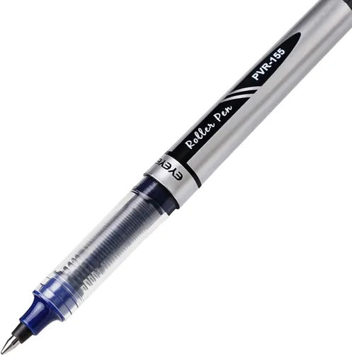 Vista 5 de EYEYE Bolígrafos de rodillo de tinta líquida 0.7mm, bolígrafo de rodillo de punta media, paquete de 12, 3 colores, secado rápido, bolígrafos