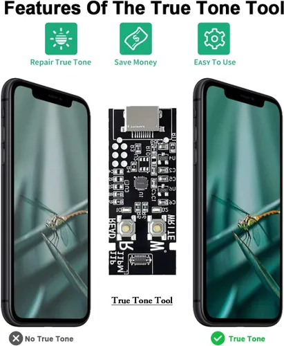 Vista 4 de para iPhone 11 PRO Reemplazo de pantalla OLED de 5.8" (A2160, A2217, A2215), con reparación True Tone, Face ID, Kit de reparación de pantalla 3D