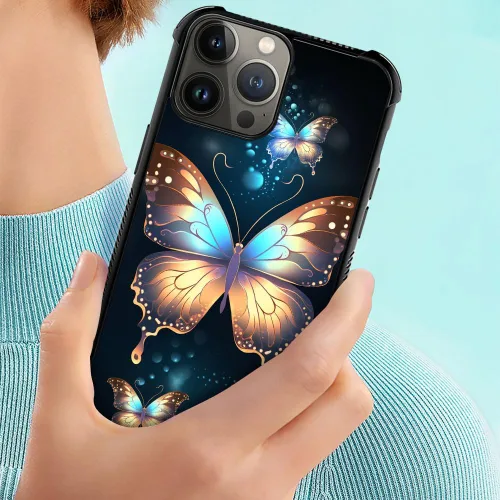 Vista 302 de Funda compatible con iPhone 8, a prueba de golpes, antiarañazos, bandera de ciervos de cola blanca de grano de madera estadounidense