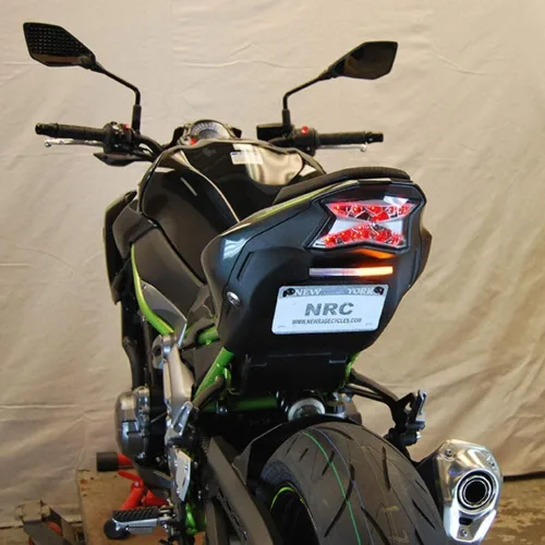 Vista 4 de New Rage Cycles Eliminador de guardabarros compatible con Kawasaki Z900 2017-2019 No Thanks