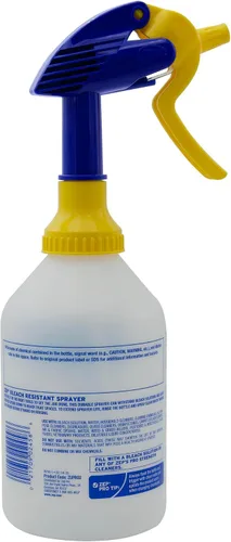 Vista 2 de Zep Nuevo Pulverizador Profesional Resistente al Blanqueador 2.0 Botella 32 Onzas - Pulverización de 9 Metros, Boquilla Ajustable