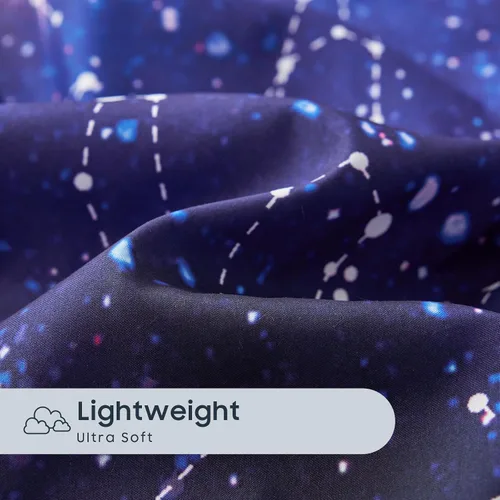 Vista 7 de Wake In Cloud - Juego de sábanas Constellation, juego de 4 piezas, espacio celestial, brujería estelar, galaxia, astrología, ropa de cama