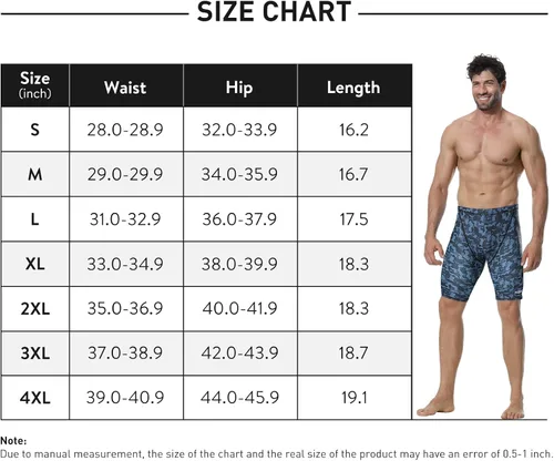Vista 6 de KGKE Pantalones cortos de natación de pierna cuadrada para hombre UPF50+,Retención de la forma de la tela de los hombres del traje de baño