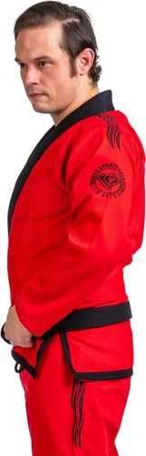 Vista 2 de Conjunto de uniforme Gi para adultos, BJJ Jiu Jitsu Gi, kimono y pantalones, preencogido