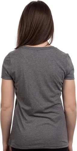 Vista 4 de Camisetas divertidas para mujer, con frase sarcástica y con cuello en V