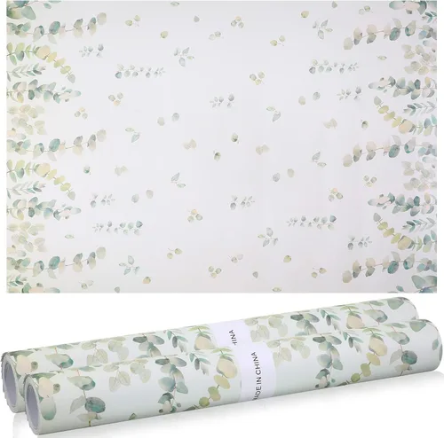Vista 11 de 24 hojas de forros perfumados para cajones de 15.7 x 22.8 pulgadas, color lavanda, papel no adhesivo, estampado floral perfumado para armario