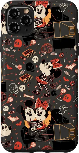 Vista 13 de iPhone 16 Disney Mickey Mouse & Minnie Mouse Scary Sweet Halloween Case