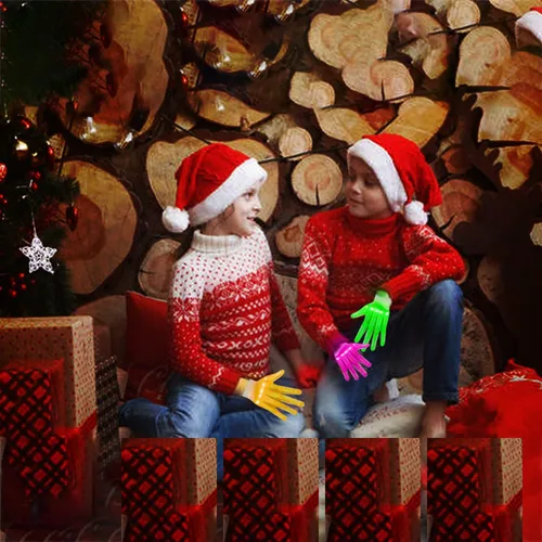 Vista 7 de WEICHUANGXIN Light Up LED Gloves New Fun Cool Party Favor Hot Toys Cool Toys Christmas Birthday Gifts for Boys Girls