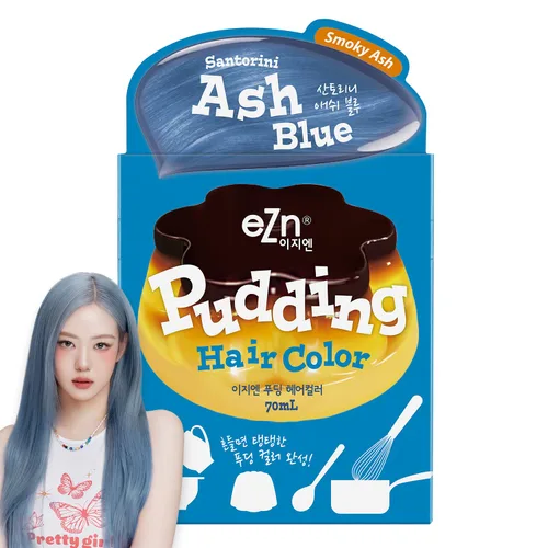 Vista 13 de eZn Tinte para el cabello con pudín (beige ceniza) - Tinte coreano
