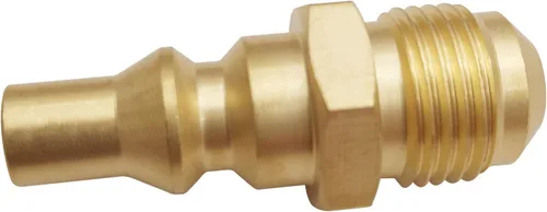 Vista 4 de MENSI Enchufe de conexión rápida de 3/8 "macho Flare X 1/4" para manguera de extensión de propano para manguera de extensión de propano RV