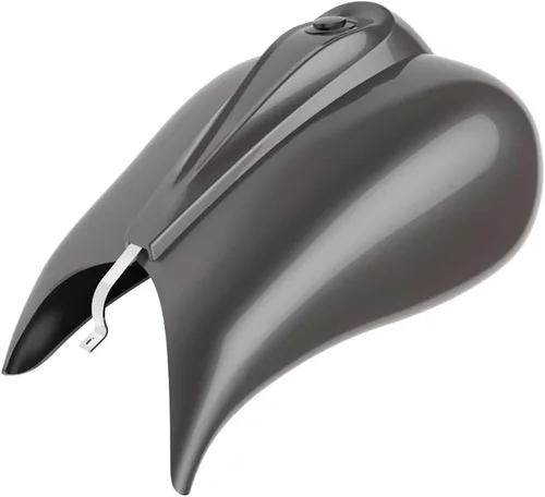 Vista 127 de Cubiertas de tanque estiradas con consola de tablero y tapa de tanque de combustible, cubiertas de combustible de galón para Harley Touring Whisky