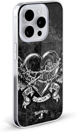 Vista 2 de Head Case Designs Officially Licensed Alchemy Gothic Black Romance Wing Hard Back Case Compatible with Apple iPhone 13 Pro Max