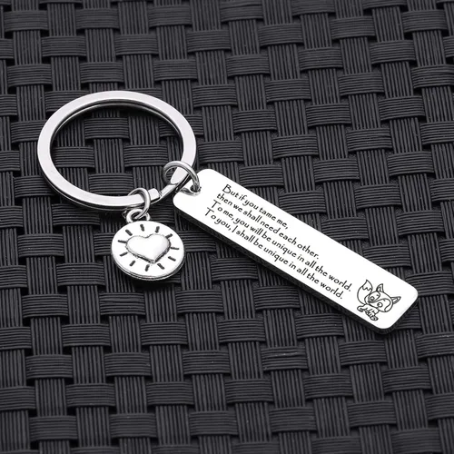 Vista 5 de ASANHAO Fox Gift Best Friend Jewelry, regalo para parejas, joyería para amantes de zorro, regalo de amistad, regalo de citas del Principito regalo