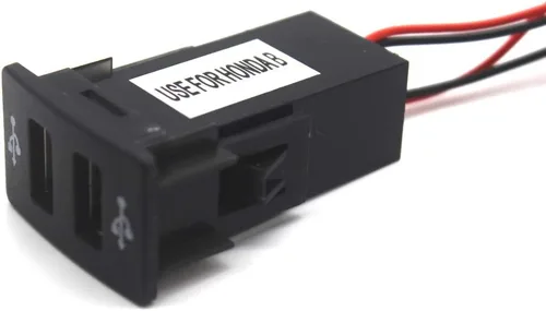 Vista 4 de MOTONG Enchufe USB dual para Honda - 2.1A Dual USB Tipo A Puerto Socket para Honda (1.457 * 0.945 in)