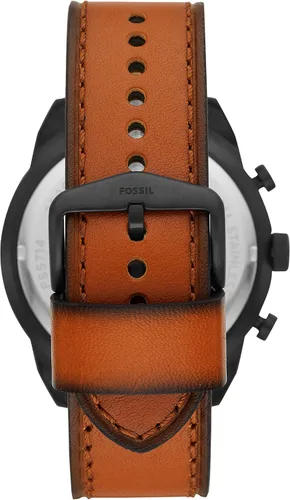 Vista 3 de Fossil Bronson Reloj casual de cuarzo para hombre con correa de acero inoxidable o cuero Reloj cronógrafo Bronson