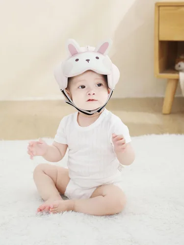 Vista 6 de Mambobaby - Casco de seguridad para bebé, transpirable, protector de cabeza de bebé para gatear, caminar, ultraligero, suave y ajustable, adecuado