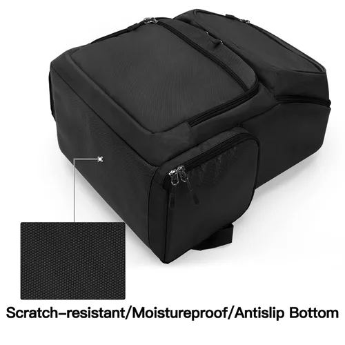 Vista 6 de Trunab Travel Backpack Compatible with Xbox Series X Carrying Case Game Storage Bag with Inner Divider for Xbox XS Console, Multiple Pockets for
