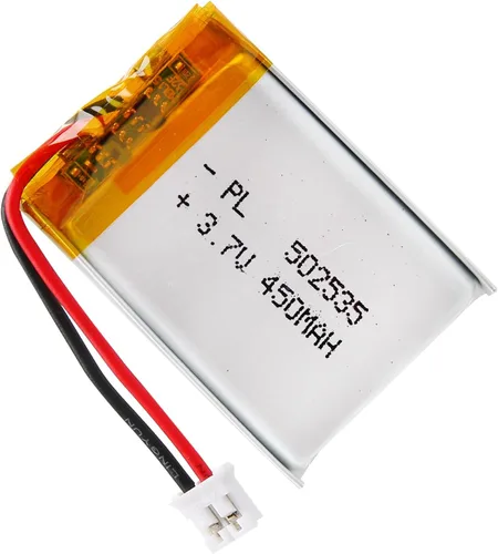 Vista 17 de Batería Lipo de 3.7V 1000mAh 102050 Batería recargable de polímero de litio con conector JST PH2.0.000 in para altavoz Bluetooth, GPS, reloj