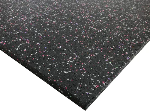 Vista 4 de RevTime Alfombrillas antivibración, 28 x 28 pulgadas, alfombrillas de goma de 5/8 pulgadas (0.591 in) de grosor, anti-caminar, antimovimiento