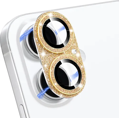 Vista 11 de Protector de Lente de Cámara para iPhone 14 / iPhone 14 Plus Película de Cubierta de Cámara de Metal, Vidrio Templado 9H, Antiarañazos, Compatible