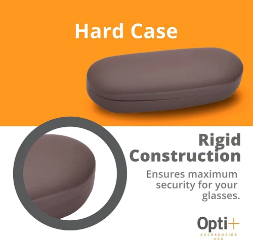 Vista 3 de Estuche rígido para gafas Fundas protectoras - Forma rectangular Estuche rígido - Estuche para gafas - Gafas de lectura para hombres y mujeres