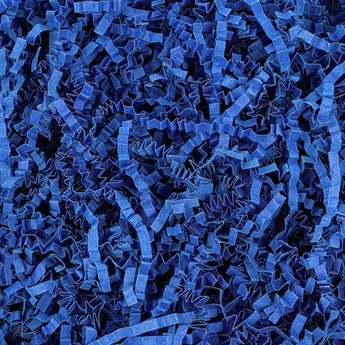 Vista 11 de Sukh Relleno de papel arrugado negro, papel triturado, cesta de regalo