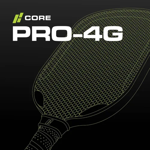 Vista 7 de CORE Pickleball - Paletas de pickleball de fibra de carbono - Aprobadas por USAPA - Modelos PRO y de entrada - Empuñadura de confort acolchada