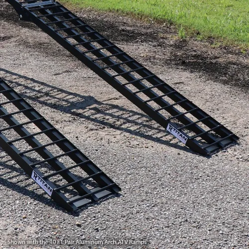 Vista 6 de Titan Ramps Par de rampas de carga para cuatriciclo hechas de aluminio, 8 pies (94 - S).