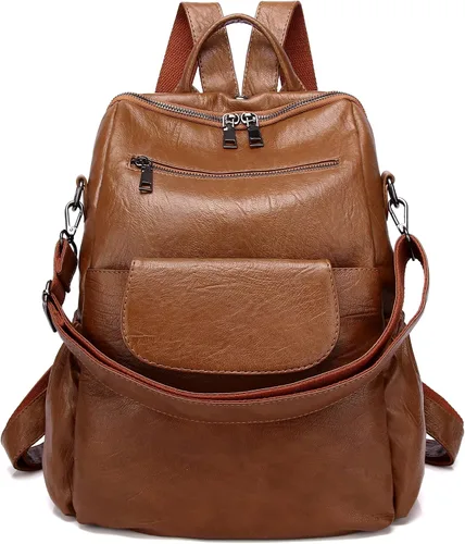 Vista 9 de ASDSSRY Mochila de Moda para Mujer Bolso Impermeable Mochilas Escolares Viajes Compras Mochila Convertible Bolsa de Hombro para Damas
