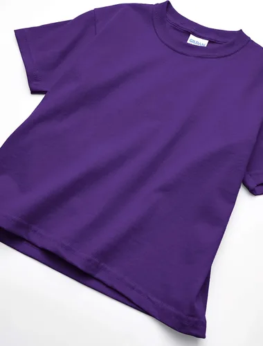 Vista 2 de Gildan - Camiseta de algodón para niños, paquete de 2
