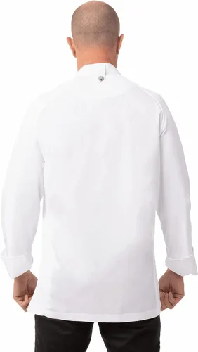 Vista 3 de Chef Works Abrigo de chef Valencia para hombre