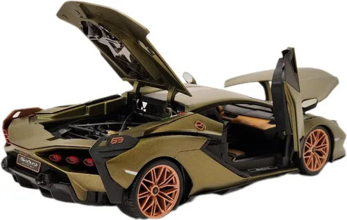 Vista 6 de Maisto SIAN FKP 37 Verde Metálico 1:18 DIECAST Modelo CAR