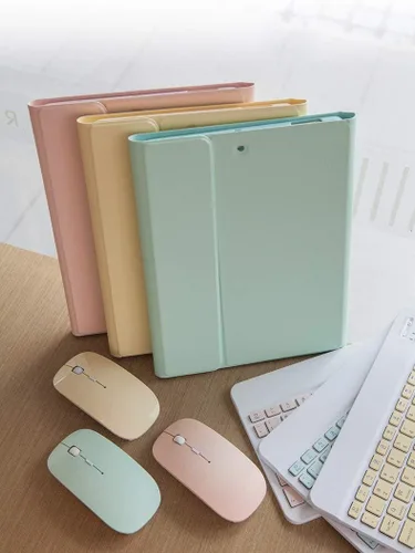 Vista 2 de ZGSENLAN - Funda con teclado de mouse para Galaxy Tab S6 Lite de 10.4 pulgadas 2024/2020/2022, SM-P620/P625/P610/P613/P615/P619, teclado Bluetooth