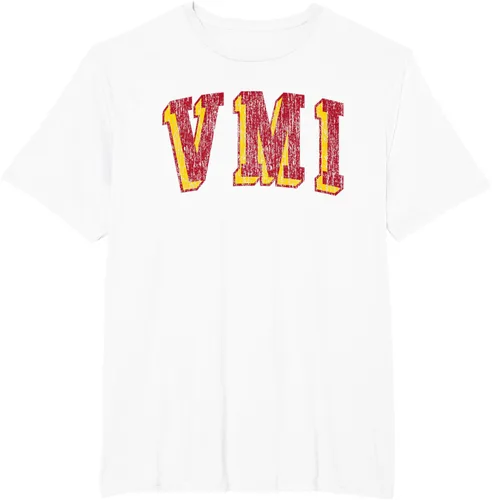 Vista 7 de VMI Keydets Retro Arch Camiseta, Negro