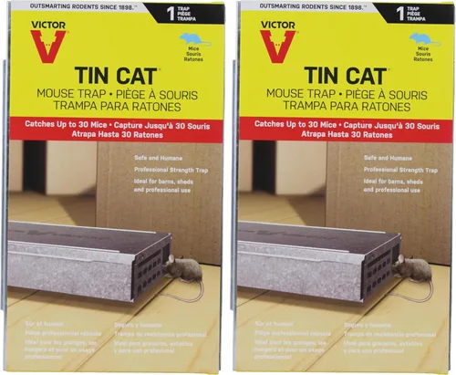 Vista 10 de Victor Tin CAT Humane trampa para ratones, no los mata, solo los atrapa – M310., Multicolor