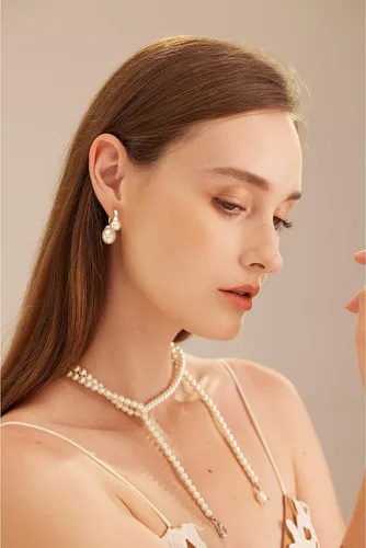Vista 4 de C.Paravano Necklace Women Pendant Necklaces for Women18K Gold Plated Chain Necklace Fashion Necklaces Gold Necklaces for Women Women Necklace
