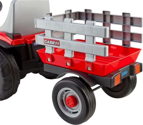 Vista 3 de Tractor pequeño y remolque Peg Perego Case IH