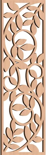 Vista 32 de 9 3/8"W x 24 3/8"H x 1/4"T Utica Decorativo Fretwork Madera Paneles de Pared, Abedul