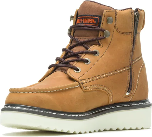 Vista 8 de Harley-Davidson Footwear Mens Beau Motorcycle Casual Boots Ankle Negro