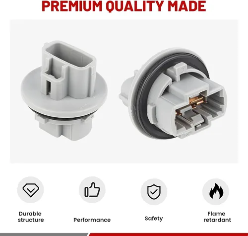 Vista 3 de RED WOLF 90075-60060 Conector de Señal de Giro Frontal Compatible con Toyota Tacoma Tundra Camry 4Runner Highlander RAV4 2005-2015 Conector