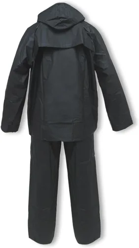 Vista 6 de HAOKAISEN Traje de lluvia para hombres y mujeres, EVA Ultra-Lite impermeable, chaqueta protectora para lluvia con pantalones, ropa de trabajo